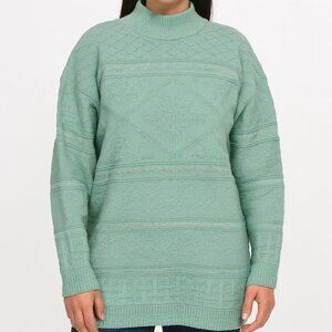 ❄️ Women's Vintage Basic Editions Green Sweater Size L